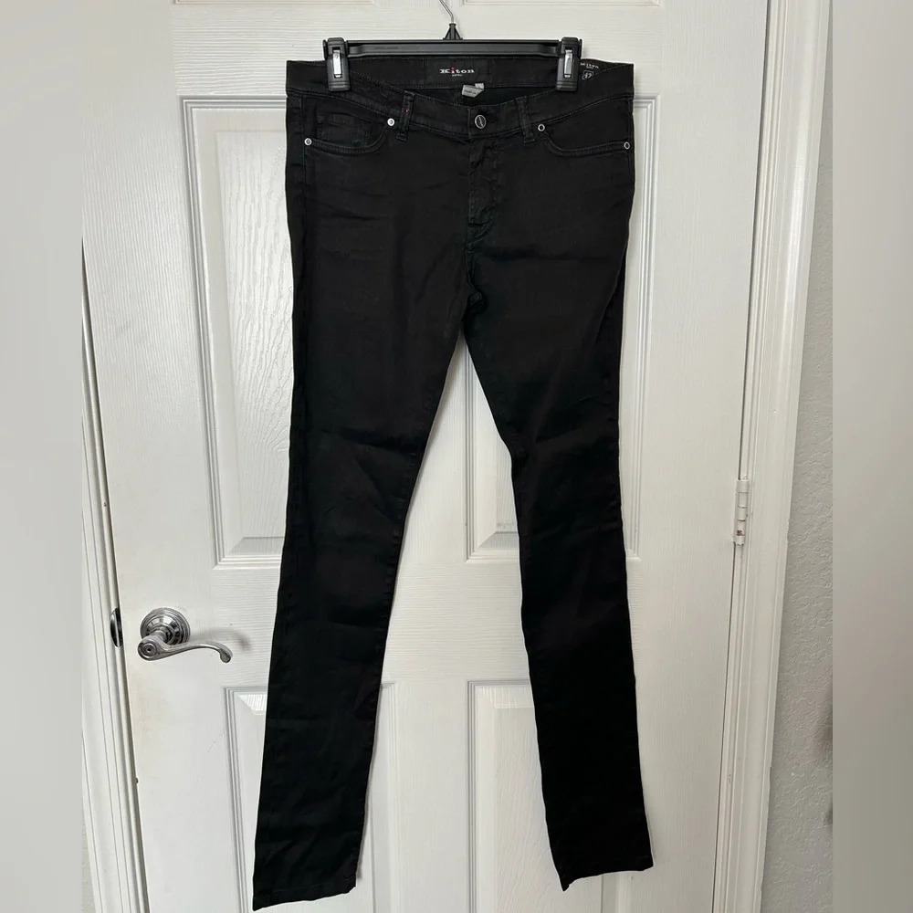 ! Kiton Napoli woMen’s Slim black Jeans size 42
